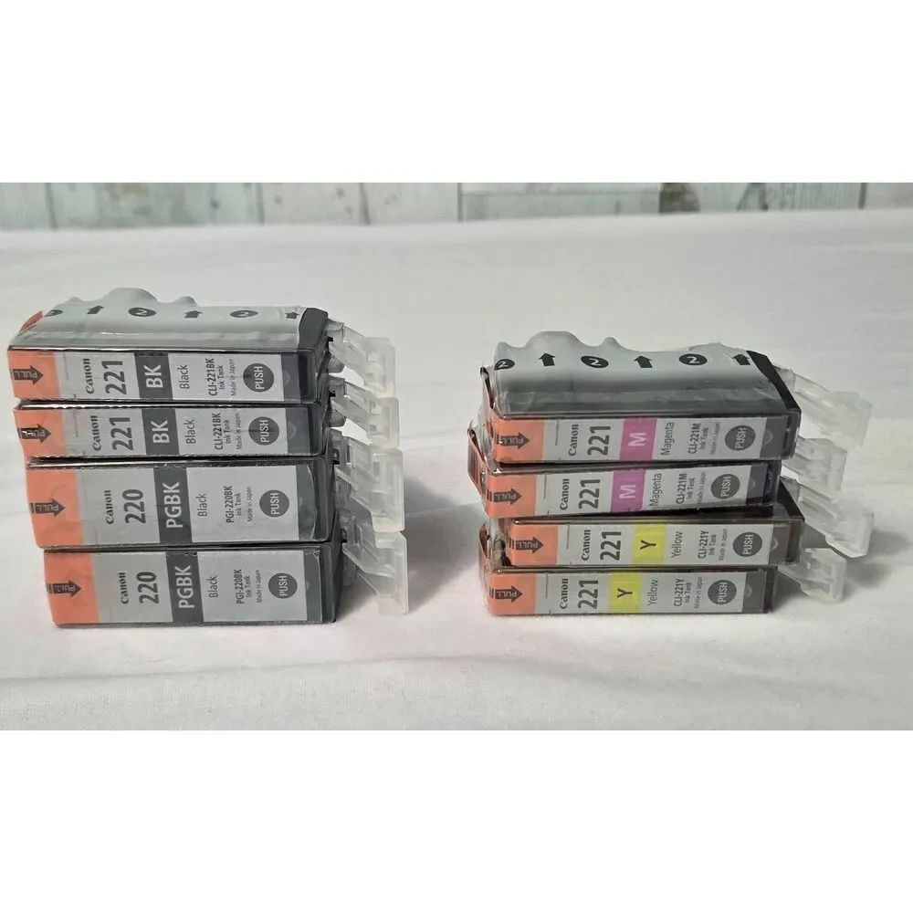 Lot of Canon Ink Tanks Cartidges Magenta Yellow Black New NO BOX